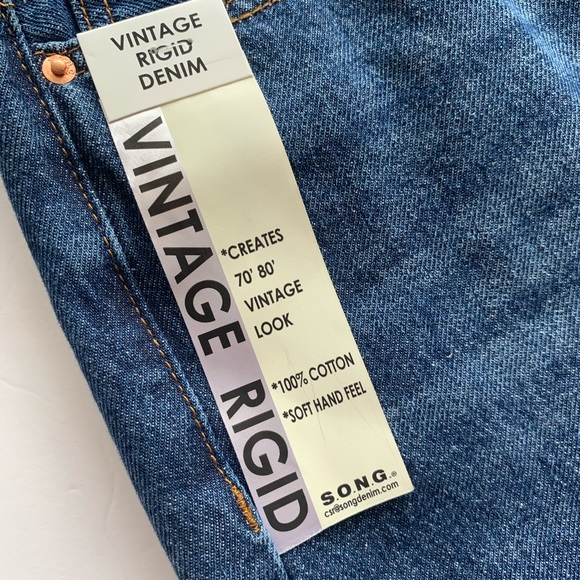 New! S.O.N.G ‘Vintage Rigid’ Jeans, Sz 28 - Picture 4 of 8